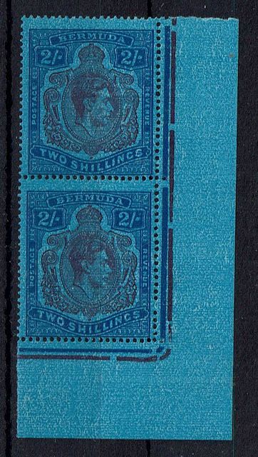Image of Bermuda SG 116c/116ce UMM British Commonwealth Stamp